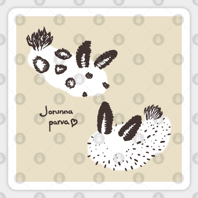 Sea Bunnies Magnet by Meganopteryx